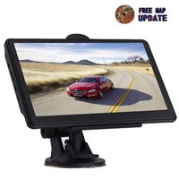 GPS Navigation for car 7-inch HD Display 256MB-8GB Real Voice Broadcast Route Loading North America Map Contains (United States Canada Mexico Map) Lifetime Map Free Update