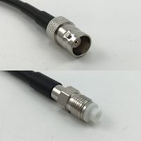 30cm RG316 BNC FEMALE to FME FEMALE Pigtail Jumper RF coaxial cable 50ohm 12inch High Quality Quick USA Shipping