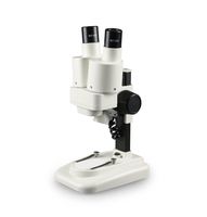 Vision Scientific VMG0004-E20 Binocular LED Cordless Stereo Microscope, WF 10X and WF 20X Eyepiece, 2X Objective, 20x & 40x Magnification, LED Illumination