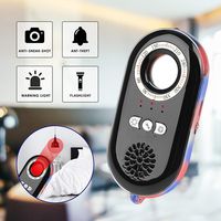 ViFun Anti-Spy Hidden Camera Laser Detector Spy Camera Finder Anti Spy Infrared Detector Anti Theft Alarm,Personal Security Alarm Security Motion Vibration Sensor for Hotel Travel Home (Black)