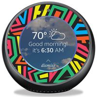 MightySkins Skin Compatible with Amazon Echo Spot - Hyper | Protective, Durable, and Unique Vinyl Decal Wrap Cover | Easy to Apply, Remove, and Change Styles | Made in The USA
