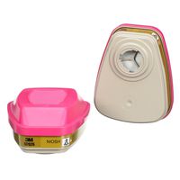 3M Multi Gas/Vapor Cartridge/Filter 60926, P100 Respiratory Protection  (Pack of 2)