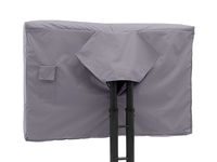Covermates - Outdoor TV Cover - Fits 65 to 68 Inch TV's - Elite - 300 Denier Stock-Dyed Polyester - Full Coverage - Front Interior Fleece Lining - 3 YR Warranty - Water Resistant - Charcoal