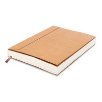 Lined Paper Refill Notebooks - for Moonster Refillable Leather Journal - Eco Friendly Acid-Free & Tree-Free Recycled Cotton Sheets A5 Ruled Notepad 8.25 x 5.75 Inches with 220 Soft Pages and Bookmark