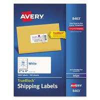 Shipping Labels with TrueBlock Technology, 2 x 4, White, 1000/Box