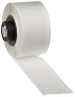 Brady PTL-23-427 TLS 2200/TLS PC Link 4" Height, 1" Width, B-427 Self-Laminating Vinyl, White And Translucent Color Label (100 Per Roll)