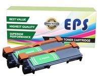 2 Pack EPS Compatible Replacement Toner Cartridge for Brother TN660 TN630 Black
