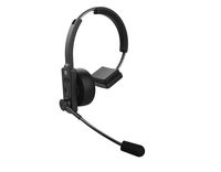 Blue Tiger Advantage Wireless Bluetooth Voice Assisted Headset - Professional Truckers' Noise Cancellation Head Set with Microphone - Clear Sound, Long Battery Life, No Wires - 30 Hour Talk Time