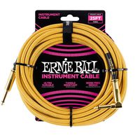 Ernie Ball Instrument Cable, Gold, 25 ft