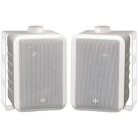 BIC AMERICA RTRV44-2W 4" RtR Series Indoor/Outdoor 3-Way Speaker Pair (White)