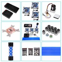 Bewinner DIY Liquid CPU Cooler Kit 120/240mm Heat Sink CPU Water Block Pump Reservoir LED Fan Compputer Water Cooling Kit All-in-one Liquid CPU Cooler Kit