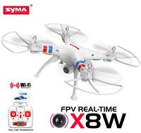 Syma X8W 2.4Ghz 4CH RC Headless FPV (Real Time) Quadcopter with Wifi Camera - White