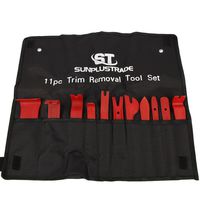 SunplusTrade 11Pc Auto Trim Door Panel Window Molding Upholstery Fastener Clip Removal Tool Kit