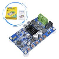 Aideepen 50W + 50W TDA7492P 2x50 Watt Dual Channel Amplifier Wireless Digital Bluetooth 4.0 Audio Receiver Amplifier Board (Blue)