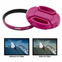 55mm Pink UV Filter for Sony Digital SLR Cameras Which Has Any Of These Lenses 16-70mm, 18-55mm A-Mount, 18-70mm, 28-70mm, 55-200mm, 35mm f/1.8 A-MOUNT, 50mm f/1.4, 50mm f/2.8, 85mm f/2.8, 100mm f/2.8