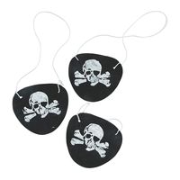 Felt Pirate Eye Patches 1 Dozen