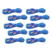 Lot of 10 17 Feet RCA Car Amplifier Stereo OR Home Audio RCA Audio