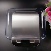 22lb/10kg Digital Kitchen Scale, Multifunction Food Scale(Stainless Steel), Kitchen Weight Scale with 1 Tray,4 Unit Conversion(Grams, Ml,Llbs & Oz (Together), Lbs)