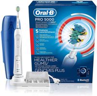 Oral-B Pro 5000 SmartSeries Power Rechargeable Electric Toothbrush with Bluetooth Connectivity, Amazon Dash Replenishment Enabled