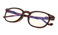 Computer Glasses - Blue Light Blocking Glasses - Anti Blue Light Glasses - Classic Vintage Style Tortoise Frame +0.5