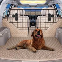 VIVOHOME Heavy Duty 35.2-48 Inch Dog Cat Barrier Guard Adjustable Wire Mesh Pet Divider for Cars SUVs Vans Vehicles