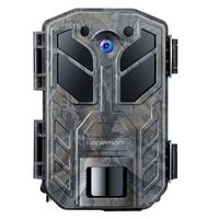 APEMAN Trail Camera 30MP 4K Hunting Camera 40PCs IR LEDs Game Camera for Crisp Night Shot & Vision up to 65ft IP66 Waterproof Design Wildlife Camera for Wildlife Hunting and Home Security