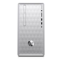 HP Pavilion 590 Desktop - 8th Gen Intel Core i7-8700 6-Core up to 4.60 GHz, 16GB DDR4 Memory, 256GB SSD + 1TB SATA Hard Drive, 2GB AMD Radeon RX 550 Graphics, DVD Writer, Windows 10 Pro, Silver