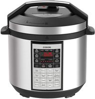 COSORI CP016-PC Electric 6 Qt 8-in-1 Instant Stainless Steel Pot Pressure Cooker, 6 Quart