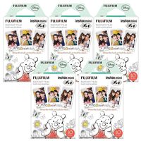 Fujifilm Instax Winnie The Pooh Instant Film 5 Pack for Mini 8 Cameras 50 Sheets