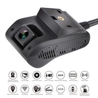 Amacam Professional Fleet GPS Dash Cam AM-G20 has 3G Live Video Streaming to Your Phone. Front Facing & Internal Camera Views. Real Time Vehicle Tracker from Any Location. for Trucks Cars and Taxis.