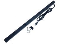 Opentron OT3096V1 Vertical Metal Surge Protector Power Strip Extension Cord 3 Feet 9 Outlet 6 Feet Power Cord