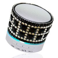 Wireless Bluetooth Speaker LED Night Light Color Change Speaker Outdoor Portable Speaker Mini Desktop Speaker with Aux Line TF Card Slot Compatible with Android iOS Cell Phones Laptops PC Home Office