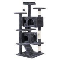 Yaheetech 51in Cat Tree Tower Condo Furniture Scratch Post for Kittens Pet House Play