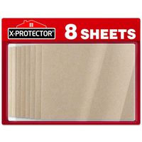 X-PROTECTOR 8 Pack Premium Felt Furniture Pads 8"x6" Heavy Duty 1/5" Felt Sheets! Cut Furniture Felt Pads for Furniture Feet You Need - Best Furniture Pads for Hardwood Floors Protection!