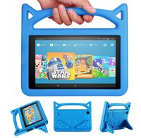 BORXJNM New Style Fǐrě 10 Tablet Case,Kids Shock Proof Protective Cover Case for Ämǎzǒn Fǐrě 10.1 Inch Tablet (2019/2017/2015 Release) (Blue)