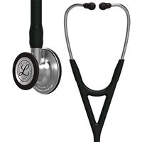 3M Littmann Cardiology IV Diagnostic Stethoscope,  Standard-Finish Chestpiece, Black Tube, Stainless Stem and Headset, 27 inch, 6152
