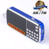 Ohala Mini Portable Am/Fm Radio Mp3 Music Player Speaker Support Micro Sd/tf Card (blue)