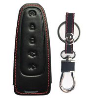 KAWIHEN Leather Smart Remote Key Fob Case Holder Cover For Ford C-Max Edge Escape Expedition Explorer Flex Focus Taurus Lincoln MKS MKT MKX M3N5WY8609