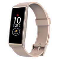 MyKronoz ZeFit4 Fitness Activity Tracker with Color Touchscreen & Smart Notifications - Powder Pink/Gold