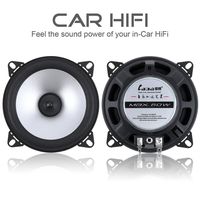 2pcs 4 Inch 60W 2 Way Car Coaxial Vehicle Door Auto Audio Music Stereo Full Range Frequency HiFi Speakers
