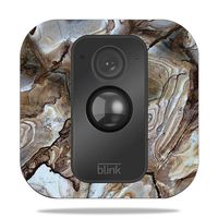 MightySkins Skin Compatible with Blink XT Outdoor Camera - Brown Marble | Protective, Durable, and Unique Vinyl Decal wrap Cover | Easy to Apply, Remove, and Change Styles | Made in The USA