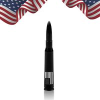 Bullet Antenna for Jeep Wrangler JK & JL Gladiator 2007+ | Anti-Theft Replacement Antenna | Jeep Wrangler JL & JK Accessories (Black Tip)