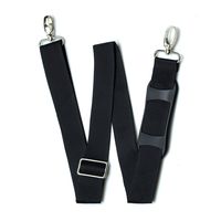 Hibate Replacement Shoulder Strap Adjustable Luggage Bag - Black, Non-Slip Pad