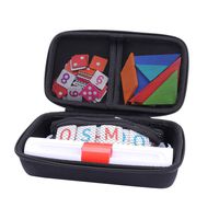 Storage Organizer Case for Osmo Genius Kit, fits OSMO Base/Starter/Numbers/Words/Tangram/Coding Awbie Game by Aenllosi (Black)