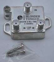 FYL NEW BLONDER TONGUE 2-WAY 5-1000MHZ CABLE TV SPLITTER SCVS-2 CATV GROUNDING BOLT