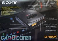 Sony Car Discman D-180K Portable CD Player