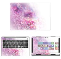 decalrus - Protective Decal Floral Skin Sticker for Dell Inspiron 15 i5570 / 5570 (15.6" Screen) case Cover wrap DEinspironi5570-110