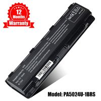 New PA5024U-1BRS PA5026U-1BRS PA5109U-1BRS Laptop Battery Replacement for Toshiba Satellite C55 C55-A C55T-A C55D-A C855 C855D L855 L855D L875 L875D P855 S850 S855 S855D Series fits PABAS260 PABAS262