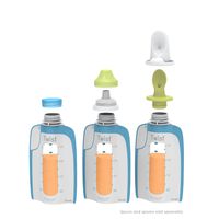 Kiinde Foodii Baby Food & Formula Storage, Disposable Squeeze Pouches (40 Pack)