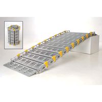 Roll-A-Ramp Roll-Away Aluminum Loading Ramp - 1,000-Lb. Capacity, 7ft.L x 30in.W, Model Number A13006A19